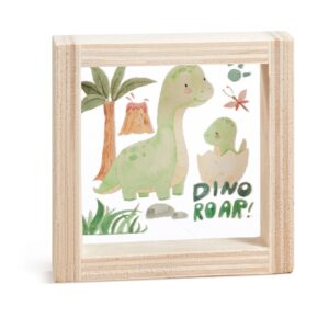 Ξύλινο καδράκι με το δεινοσαυράκι Dino
