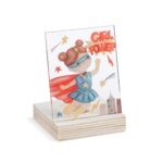 Ξύλινο ρεσώ με παράσταση Super Girl