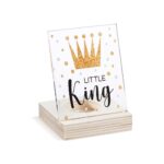 Ξύλινο ρεσώ με παράσταση κορώνας Little King