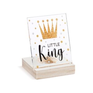 Ξύλινο ρεσώ με παράσταση κορώνας Little King