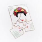 Plexiglass puzzle 6 κομματιών με τύπωμα Frida Kahlo