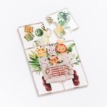 Plexiglass puzzle 6 κομματιών με τύπωμα ζωακιών σαφάρι