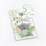 Plexiglass puzzle 6 κομματιών με τύπωμα κοάλα με υδρόγειο