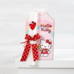 Πασχαλινή λαμπάδα με μπρελόκ Hello Kitty