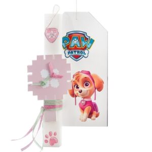 Ξύλινη ετικέτα με τη Skye από τους Paw Patrol