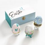 Ζωγραφιστό κουτί Easter με τρία αυγουλάκια