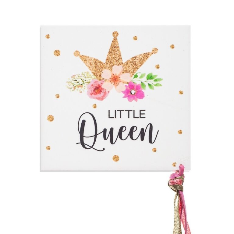 Plexiglass σουβέρ με κορώνα Little Queen