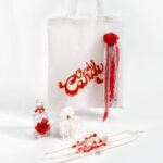 Υφασμάτινη τσάντα σετ λαδιού βάπτισης Candy Candy